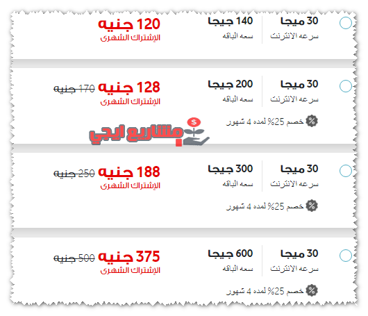 سعر خط فودافون نت