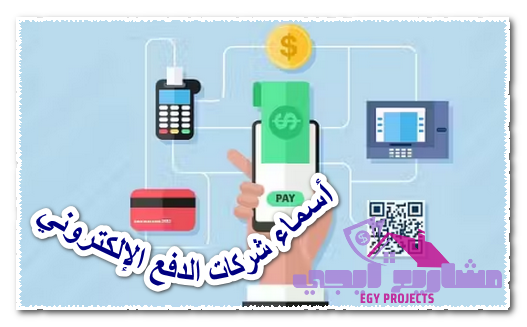 أسماء شركات الدفع الإلكتروني