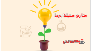 مشاريع مستهلكة يوميا
