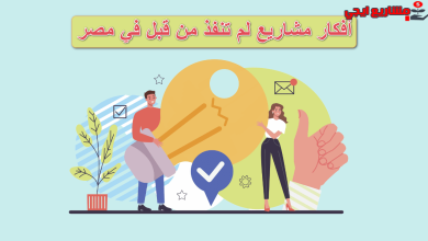 أفكار مشاريع لم تنفذ من قبل في مصر