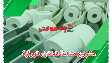مشروع صناعة المناديل الورقية