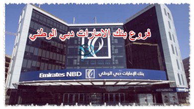 فروع بنك الامارات دبي الوطني
