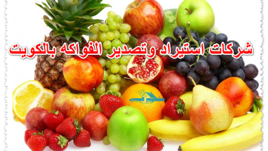 شركات استيراد وتصدير الفواكه بالكويت