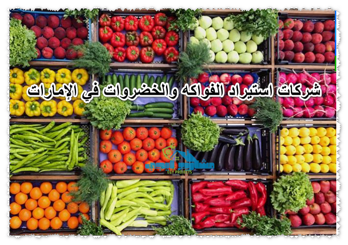 شركات استيراد الفواكه والخضروات في الإمارات
