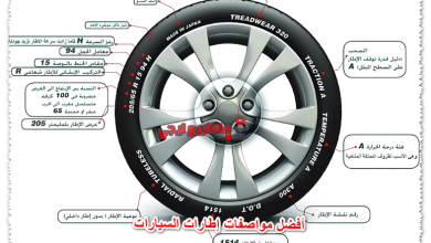 أفضل مواصفات إطارات السيارات