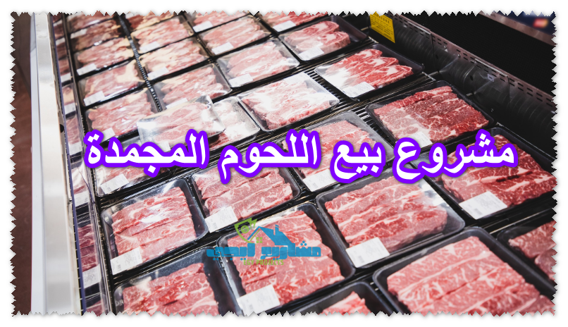 مشروع بيع اللحوم المجمدة