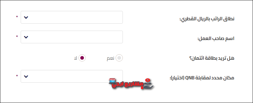 بيانات راتب العميل بنك qnb