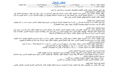 نموذج عقد عمل للسعودي ولغير السعودي