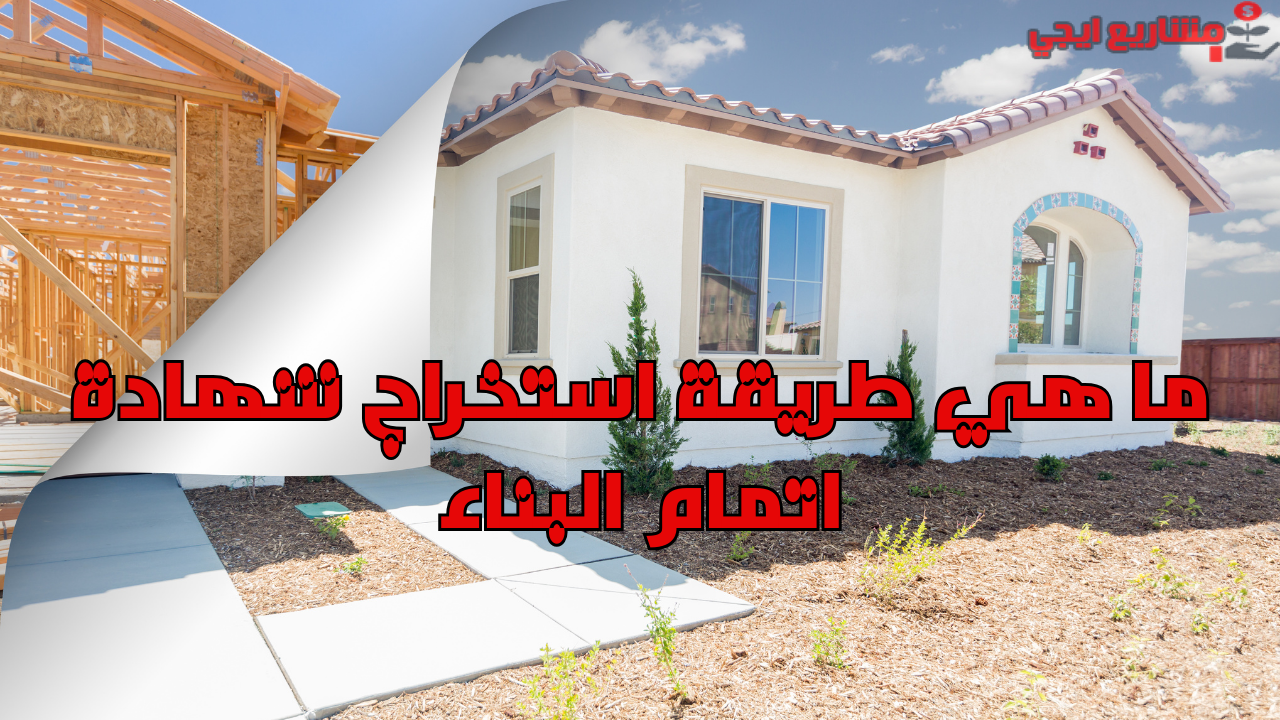 ما هي طريقة استخراج شهادة اتمام البناء