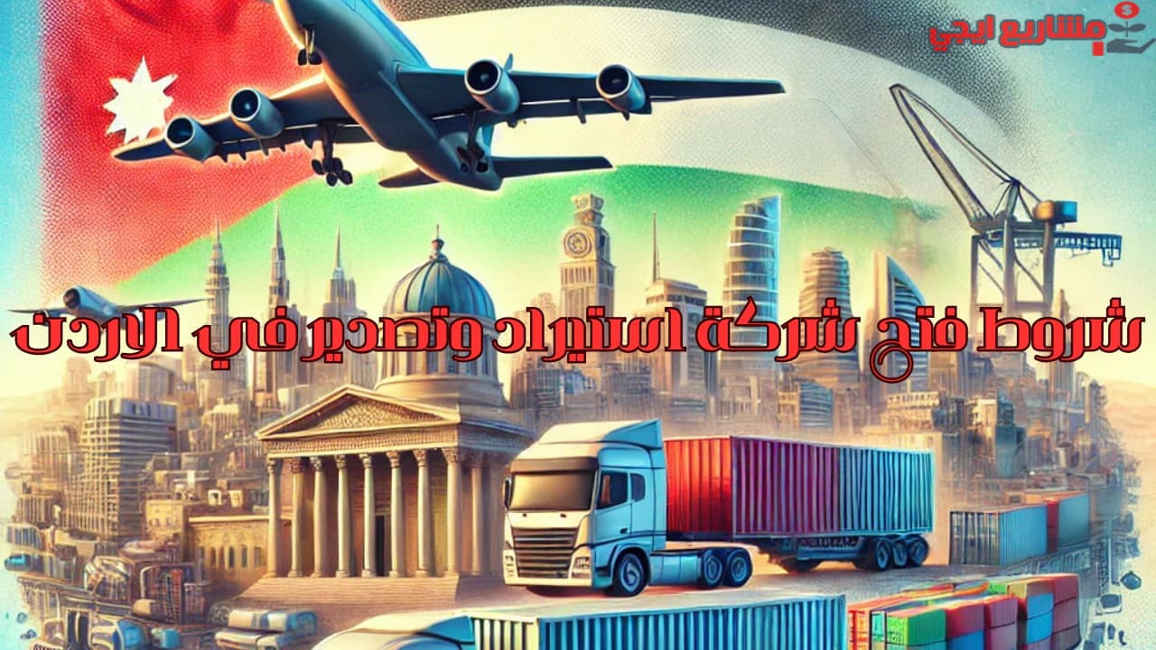 شروط فتح شركة استيراد وتصدير في الاردن