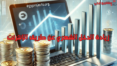 زيادة الدخل الشهري عن طريق الإنترنت