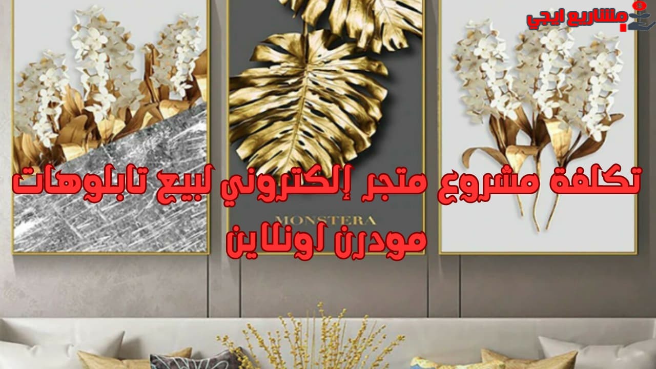 تكلفة مشروع متجر إلكتروني لبيع تابلوهات مودرن اونلاين